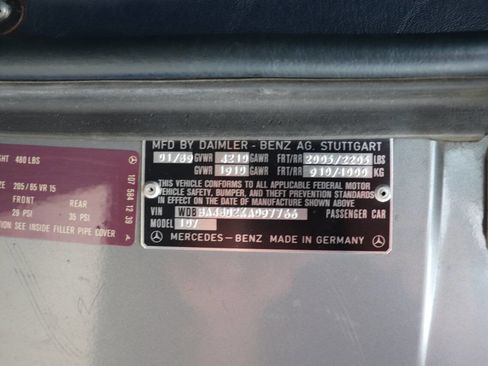 Used 1989 Mercedes-Benz 560 SL image 35