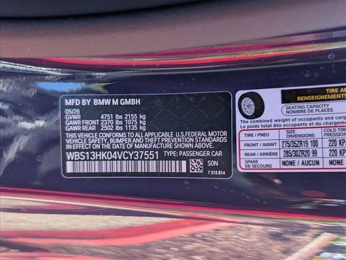 New 2027 BMW M4 Coupe RWD image 25