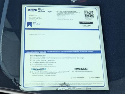 Used 2023 Jeep Renegade Latitude image 13