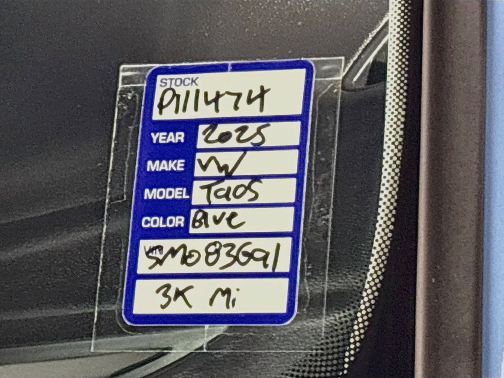 Certified 2025 Volkswagen Taos S AWD/4WD image 25