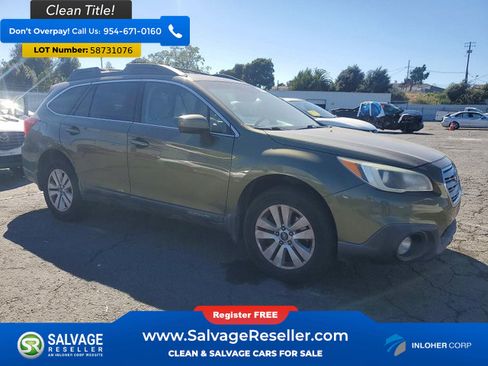 Used 2015 Subaru Outback 2.5i Premium AWD/4WD image 5