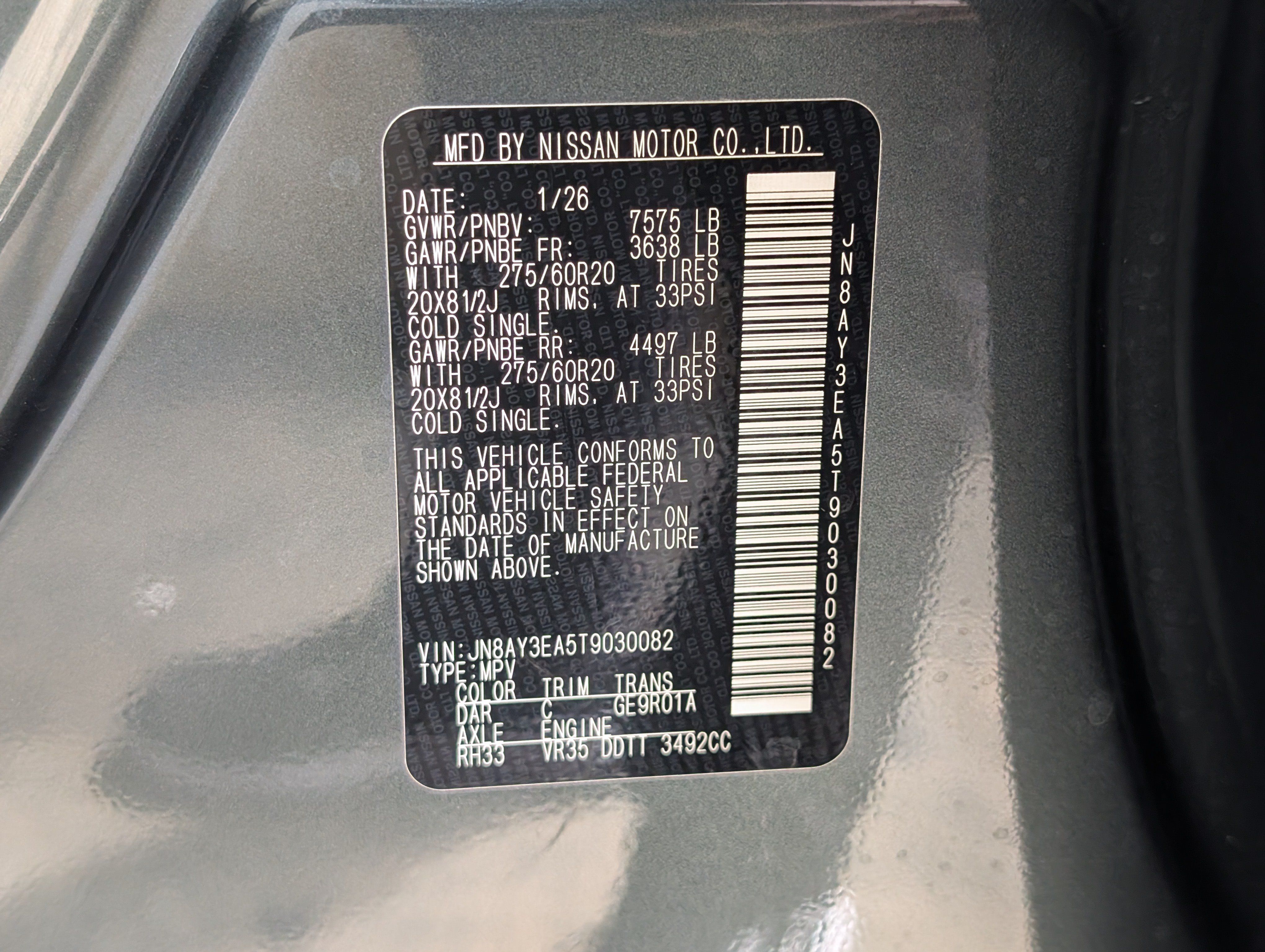 Used 2026 Nissan Armada Platinum RWD image 42