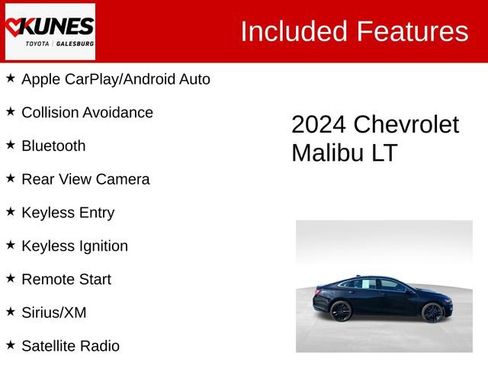 Used 2024 Chevrolet Malibu LT w/ Midnight Edition FWD image 2