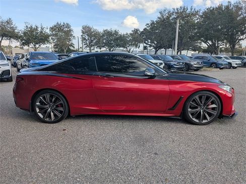 Used 2018 INFINITI Q60 Red Sport 400 w/ Pro Active Package image 2