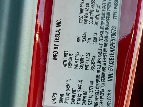 Used 2023 Tesla Model 3 Standard Range RWD image 37