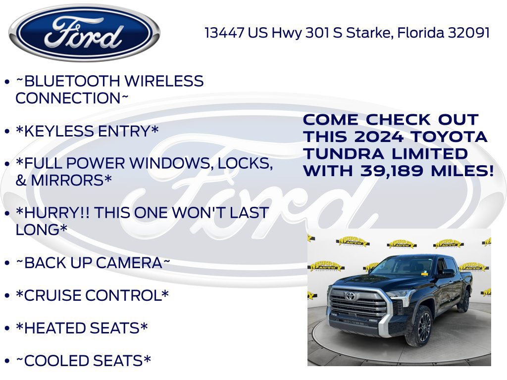 Used 2024 Toyota Tundra Limited AWD/4WD image 12