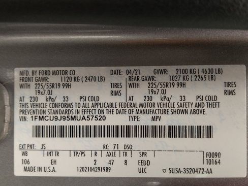Used 2021 Ford Escape Titanium AWD/4WD image 33