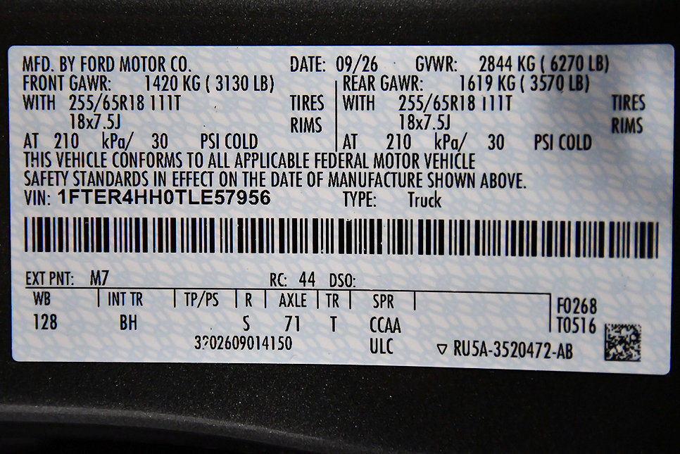 New 2026 Ford Ranger XLT w/ Equipment Group 301A High AWD/4WD image 15