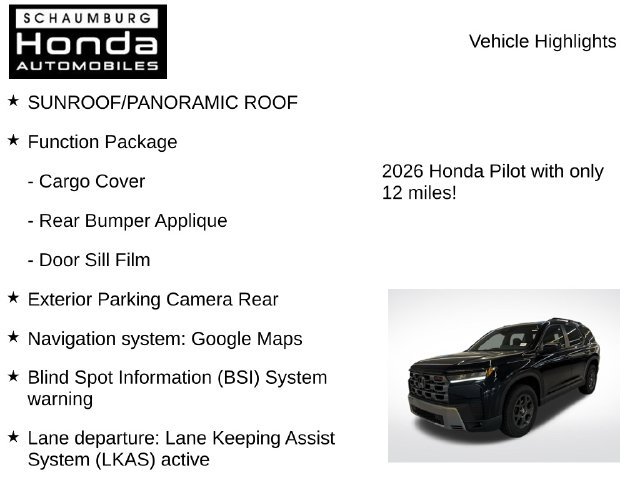 New 2026 Honda Pilot TrailSport image 7