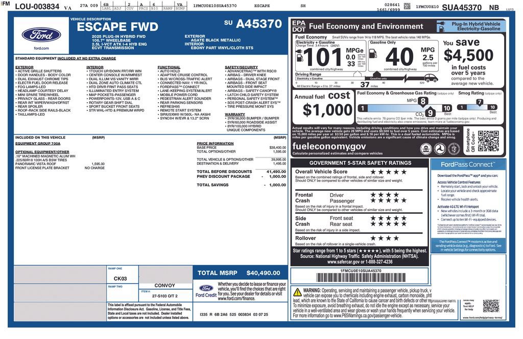 Used 2025 Ford Escape SE FWD image 11