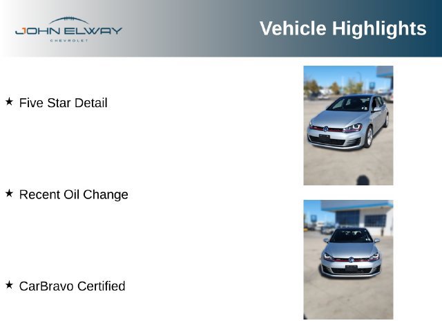 Used 2016 Volkswagen GTI Autobahn w/ Lighting Package (SEL) FWD image 4