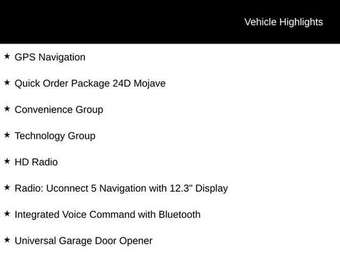 New 2026 Jeep Gladiator Mojave w/ Technology Group image 3
