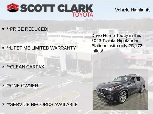 Used 2023 Toyota Highlander Platinum image 13