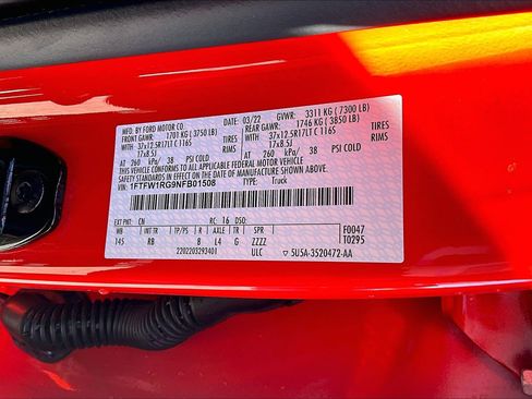 Used 2022 Ford F150 Raptor w/ Raptor 37 Performance Package image 36