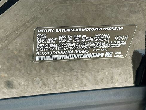 Used 2022 BMW X3 sDrive30i w/ Convenience Package RWD image 24