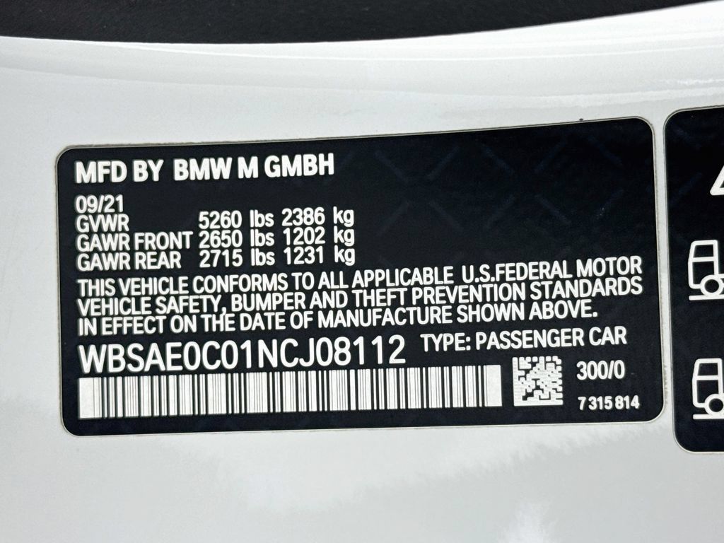 Used 2022 BMW M8 Competition w/ Driving Assistance Package AWD/4WD image 32