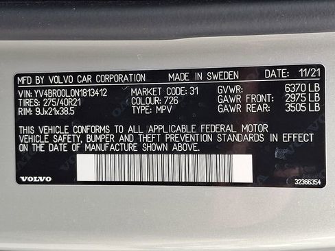 Used 2022 Volvo XC90 T8 Inscription w/ Advanced Package AWD/4WD image 30