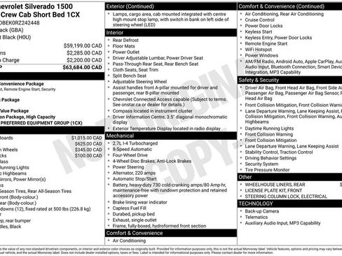 Used 2024 Chevrolet Silverado 1500 Custom AWD/4WD image 38