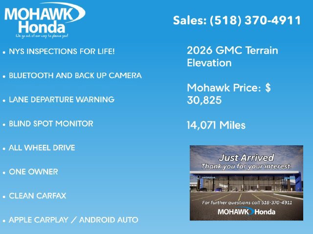 Used 2026 GMC Terrain Elevation AWD/4WD image 2