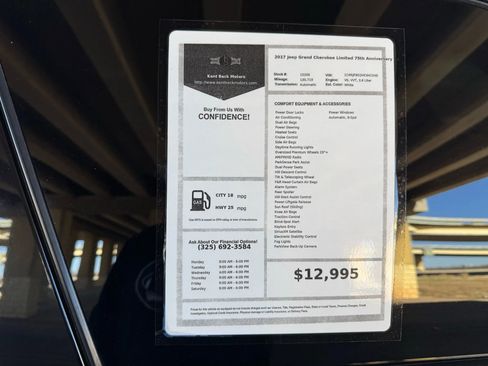 Used 2017 Jeep Grand Cherokee Limited 75th Anniversary image 33