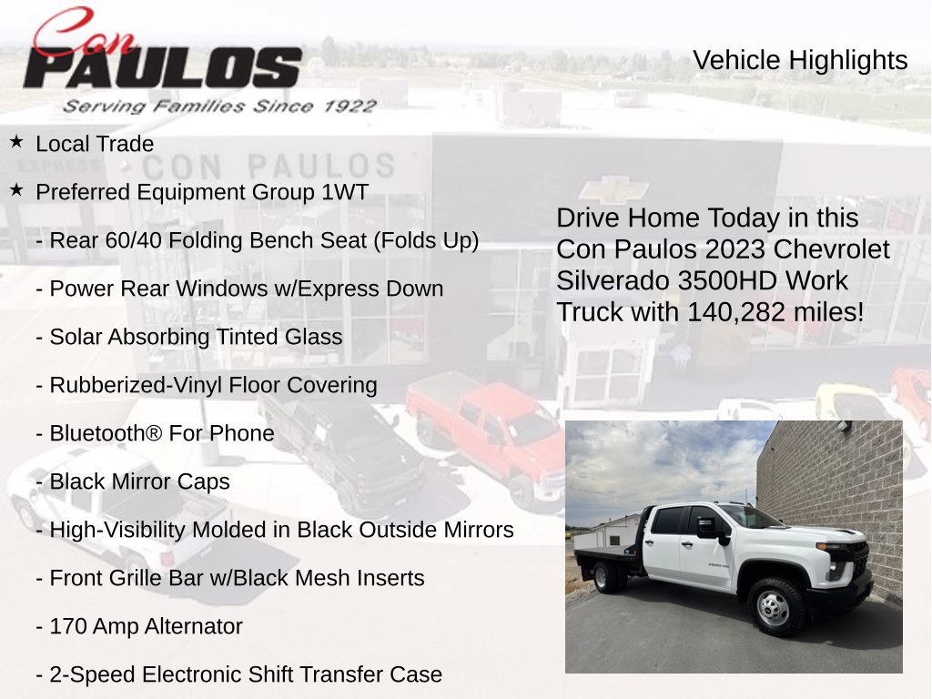 Used 2023 Chevrolet Silverado 3500 W/T w/ WT Fleet Convenience Package AWD/4WD image 8
