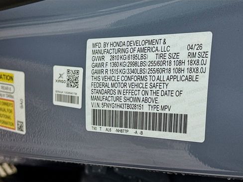 New 2026 Honda Pilot EX-L image 24