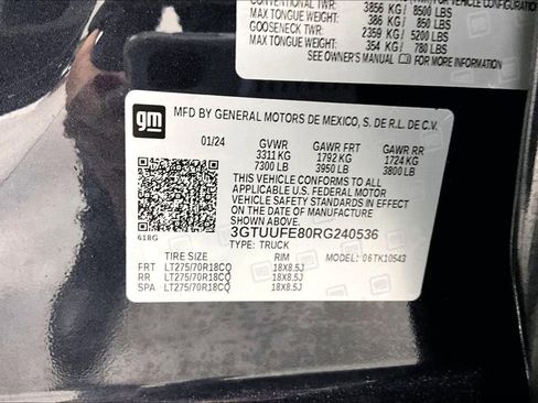 Used 2024 GMC Sierra 1500 AT4X AWD/4WD image 42