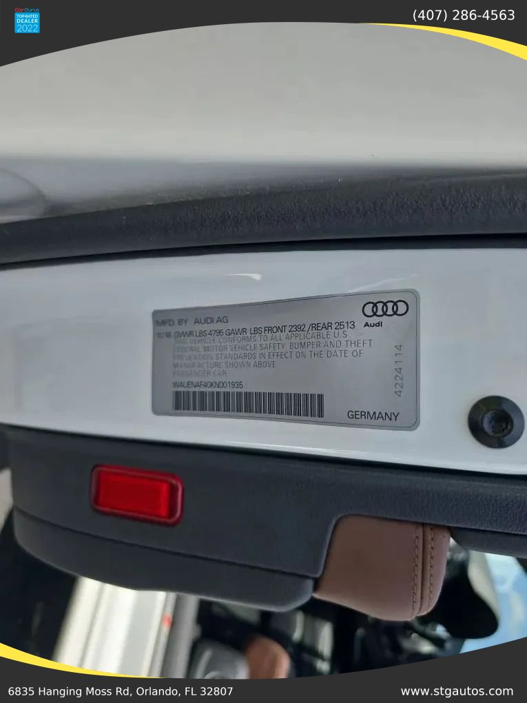 Used 2019 Audi A4 2.0T Premium Plus w/ Premium Plus Package AWD/4WD image 40