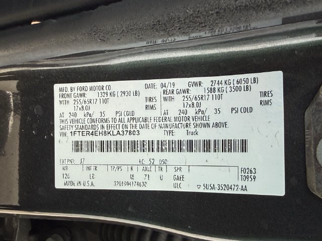 Used 2019 Ford Ranger XLT w/ Equipment Group 301A Mid RWD image 33