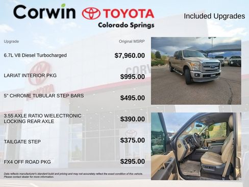 Used 2012 Ford F250 Lariat w/ Lariat Interior Pkg image 8