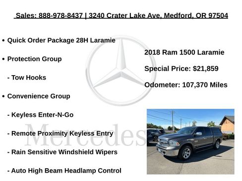 Used 2018 RAM 1500 Laramie w/ Convenience Group AWD/4WD image 6
