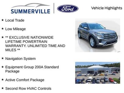 Certified 2025 Ford Explorer Active w/ Active Comfort Package
