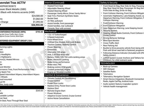 Used 2025 Chevrolet Trax ACTIV w/ Driver Confidence Package FWD image 3