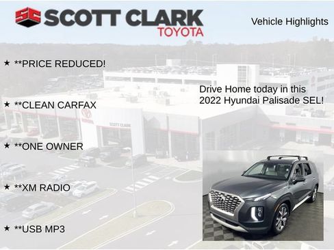 Used 2022 Hyundai Palisade SEL w/ 8P Bench Seat Package FWD image 8