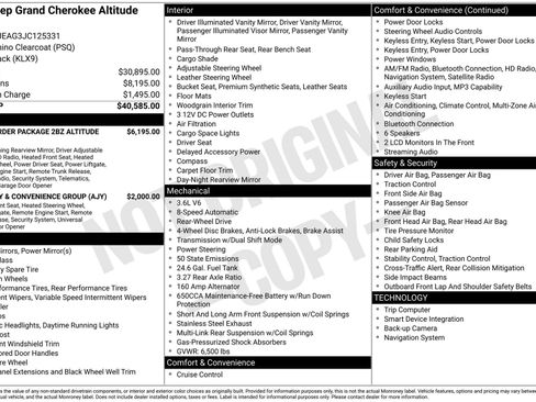Used 2018 Jeep Grand Cherokee Altitude image 46