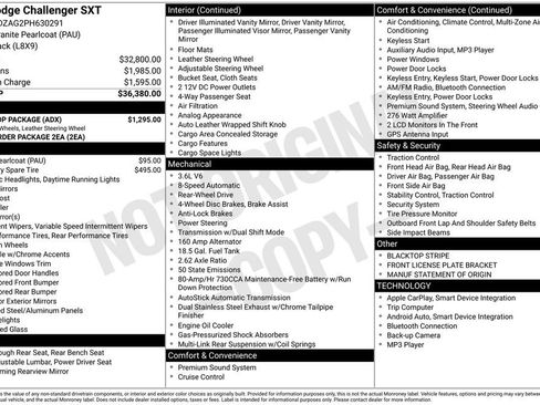 Used 2023 Dodge Challenger SXT w/ Blacktop Package image 24