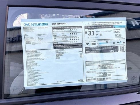 New 2026 Hyundai Venue SEL FWD image 14