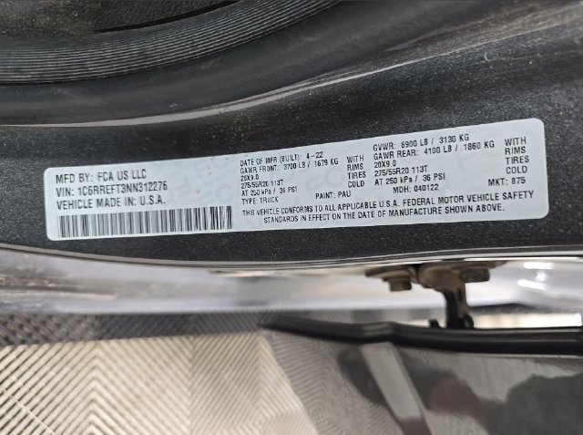 Used 2022 RAM 1500 Big Horn RWD image 7