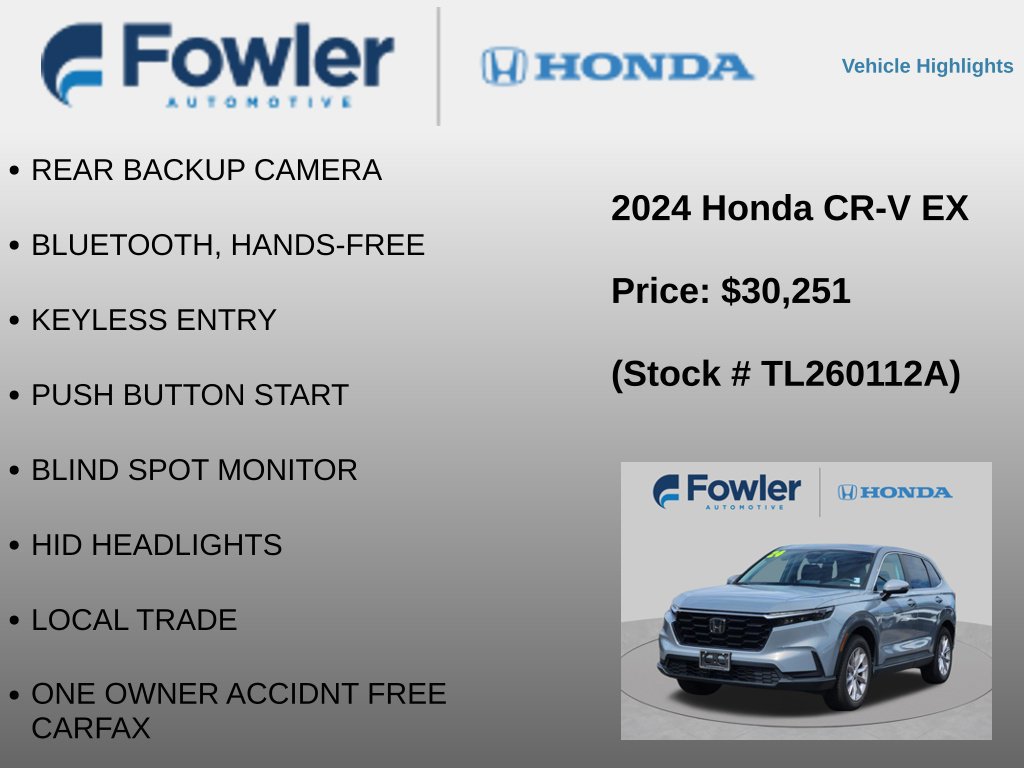Used 2024 Honda CR-V EX image 4