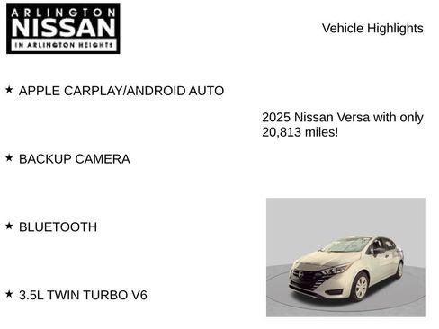 Used 2025 Nissan Versa S FWD image 7