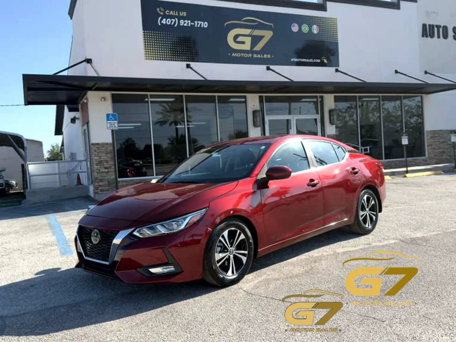 Used 2021 Nissan Sentra SV FWD image 1