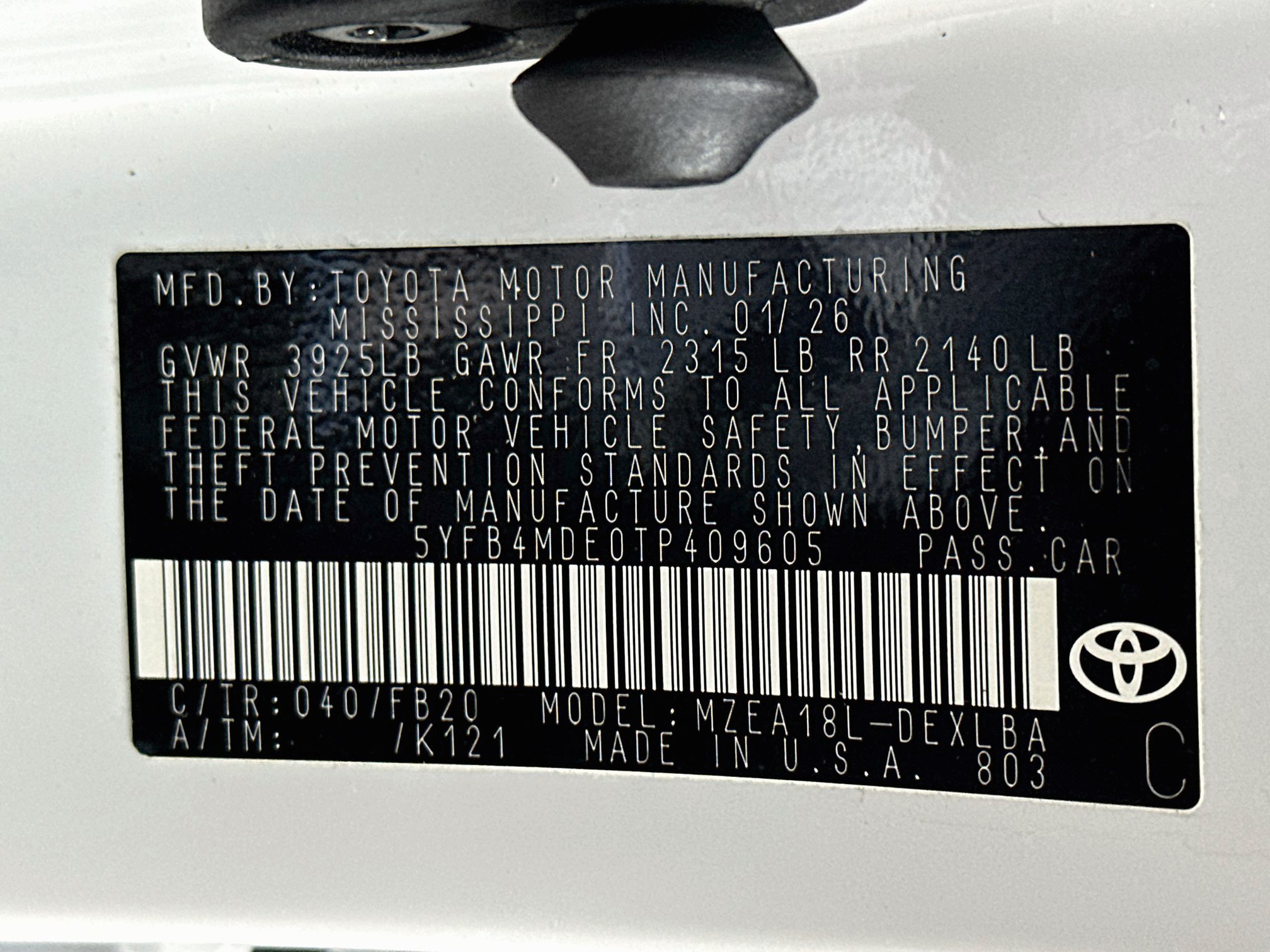 Used 2026 Toyota Corolla LE FWD image 12