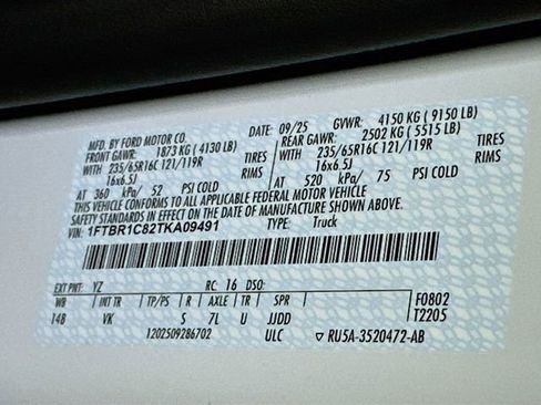 New 2026 Ford Transit 250 148 Medium Roof w/ Exterior Upgrade Package image 16