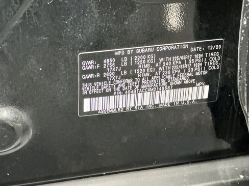 Used 2021 Subaru Outback Premium w/ Popular Package #1 image 53