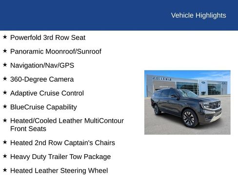 Certified 2025 Ford Expedition Max Platinum w/ Platinum Ultimate Package AWD/4WD image 36