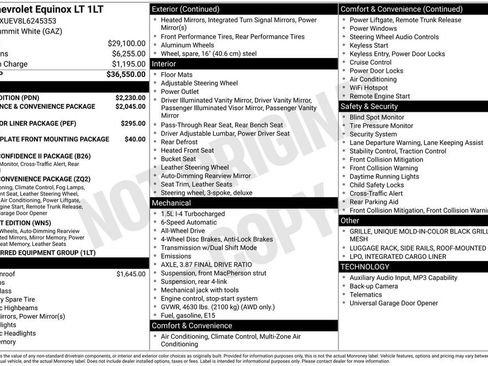Used 2020 Chevrolet Equinox LT w/ Sport Edition AWD/4WD image 3