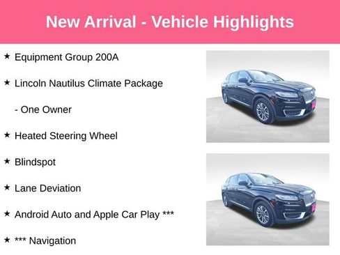 Used 2019 Lincoln Nautilus Select FWD image 2