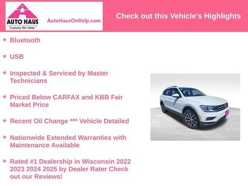 Used 2021 Volkswagen Tiguan SE AWD/4WD image 3