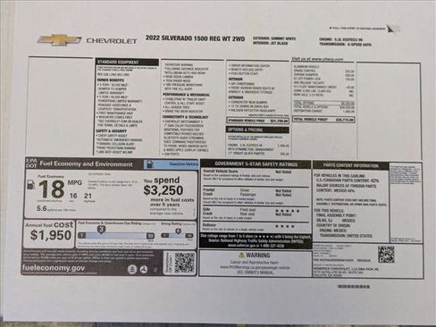 Used 2022 Chevrolet Silverado 1500 W/T image 18