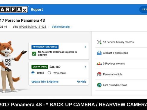 Used 2017 Porsche Panamera 4S AWD/4WD image 9